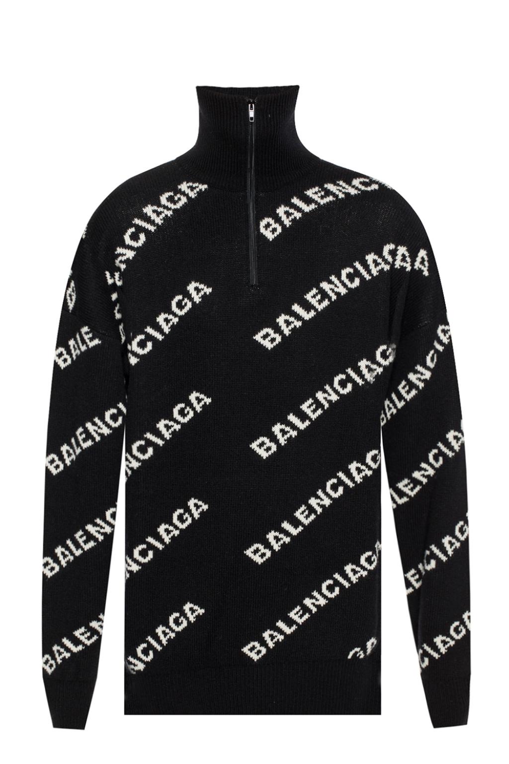sweater balenciaga logo
